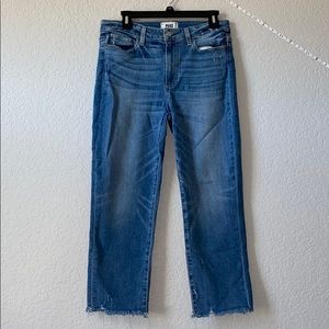 PAIGE Hoxton Straight Crop Jeans